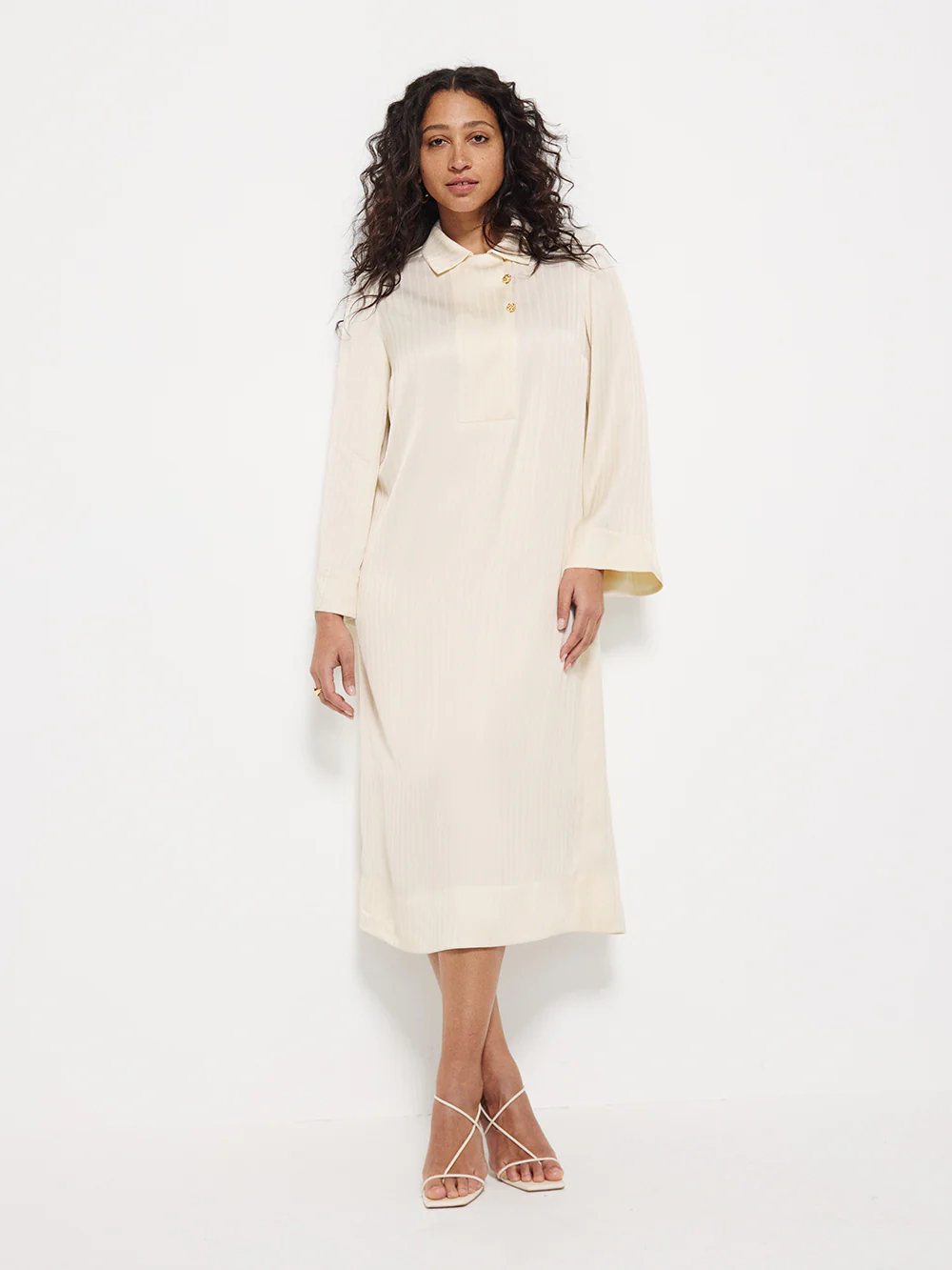 Collared Sheath Dress - Image 4